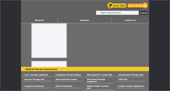 Desktop Screenshot of physiotherapyequipments.net
